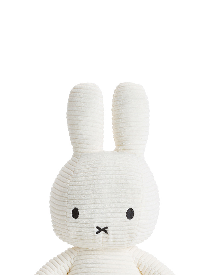 Miffy Sitting Corduroy Offwhite - 33cm