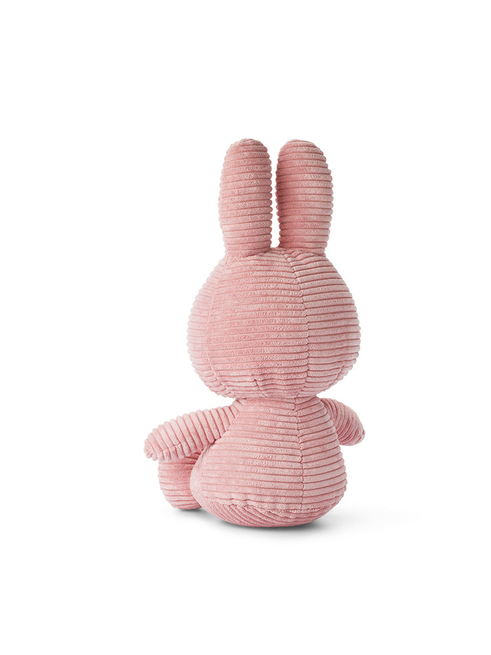 Miffy Sitting Corduroy Pink - 33cm