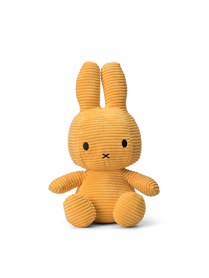 Miffy Sitting Corduroy Yellow - 33cm