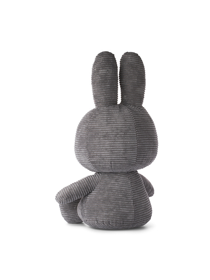 Miffy Sitting Corduroy Grey - 50cm