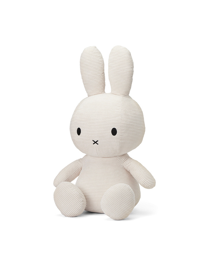 Miffy Sitting Corduroy Offwhite - 50cm