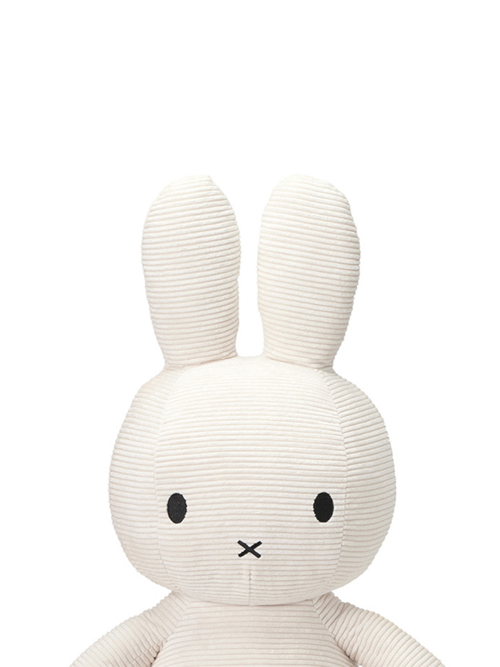 Miffy Sitting Corduroy Offwhite - 50cm