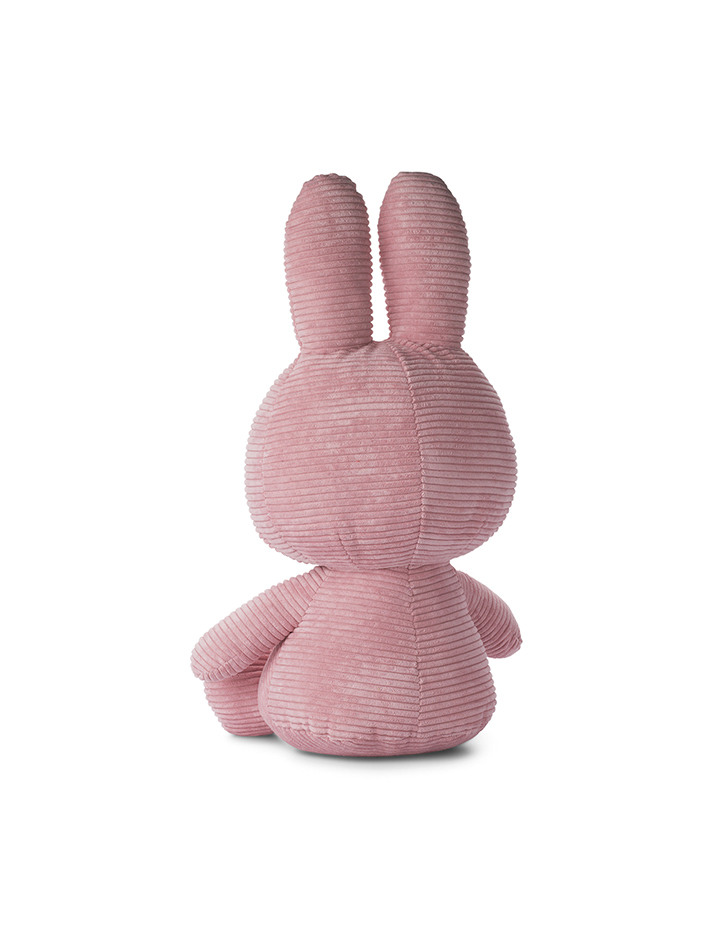 Miffy Sitting Corduroy Pink - 50cm