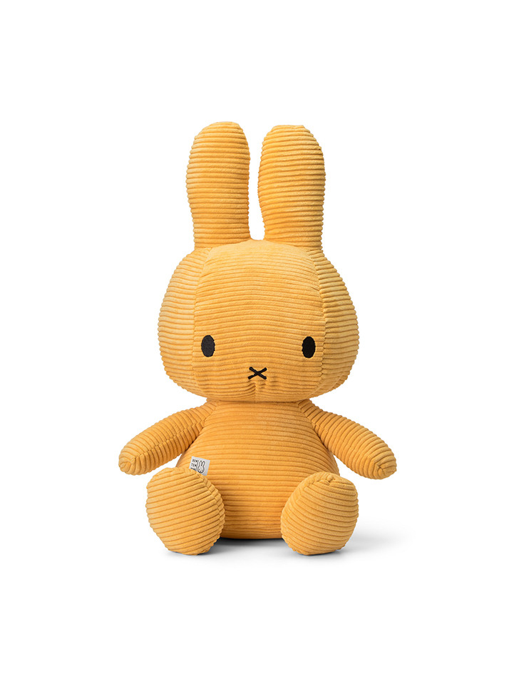 Miffy Sitting Corduroy Yellow - 50cm