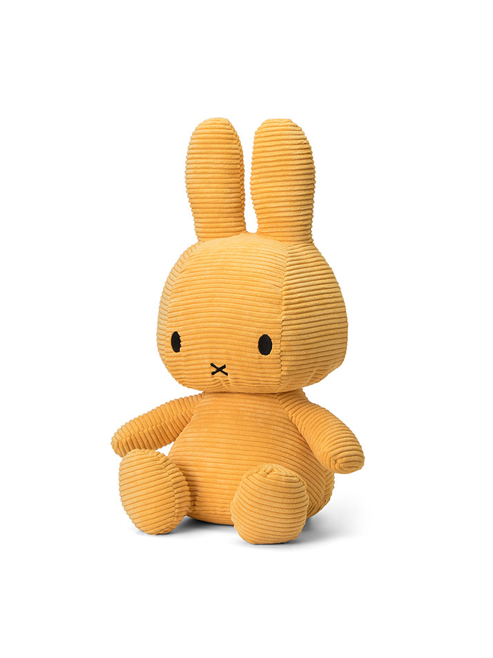 Miffy Sitting Corduroy Yellow - 50cm