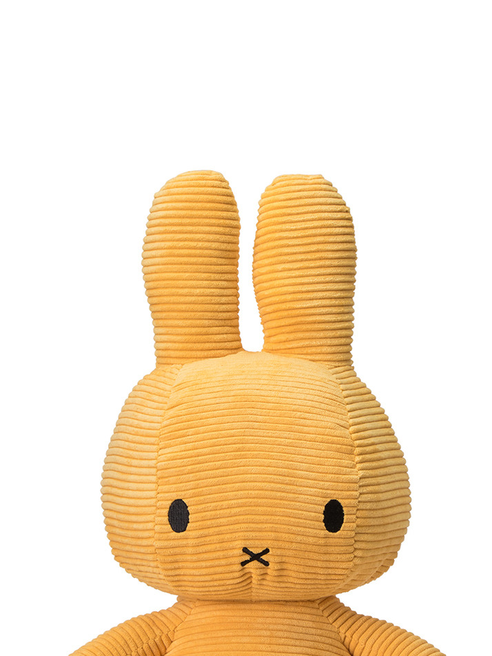 Miffy Sitting Corduroy Yellow - 50cm