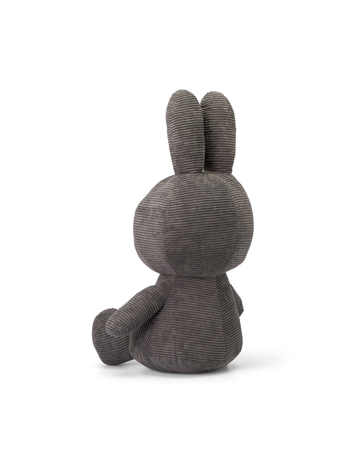 Miffy Sitting Corduroy Grey - 70cm