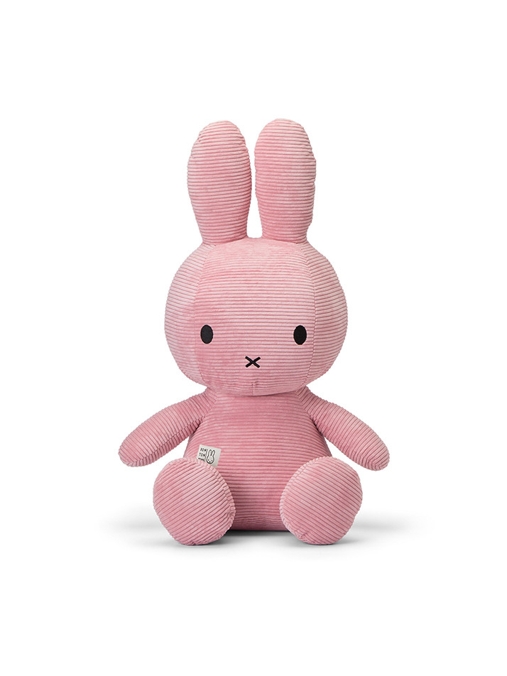 Miffy Sitting Corduroy Pink - 70cm