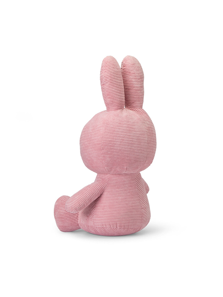 Miffy Sitting Corduroy Pink - 70cm