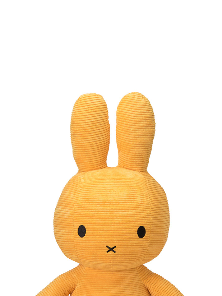 Miffy Sitting Corduroy Yellow - 70cm