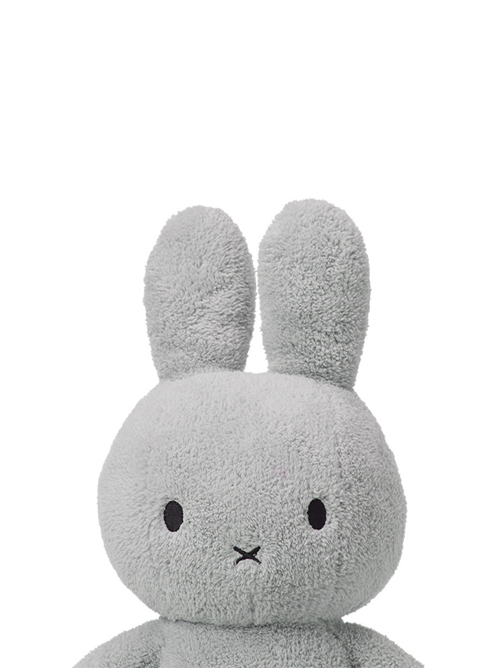 Miffy Sitting Terry Light Grey - 33cm