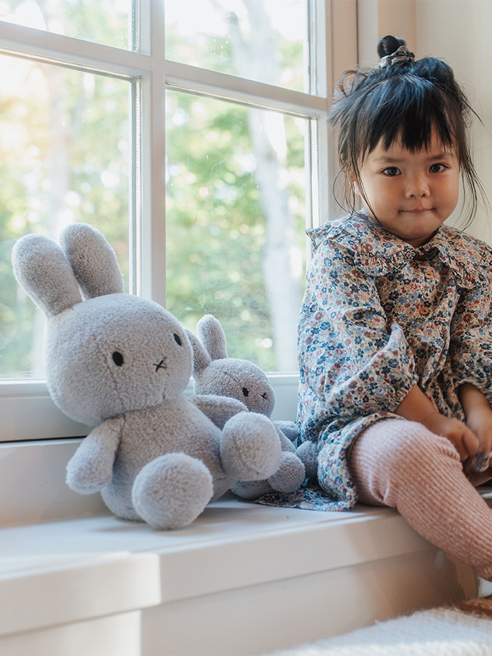 Miffy Sitting Terry Ocean Blue - 33cm