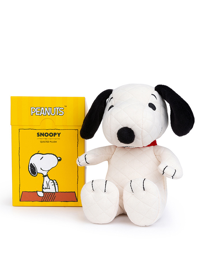 [PEANUTS] Snoopy Quilted Jersey Cream in Giftbox - 17cm