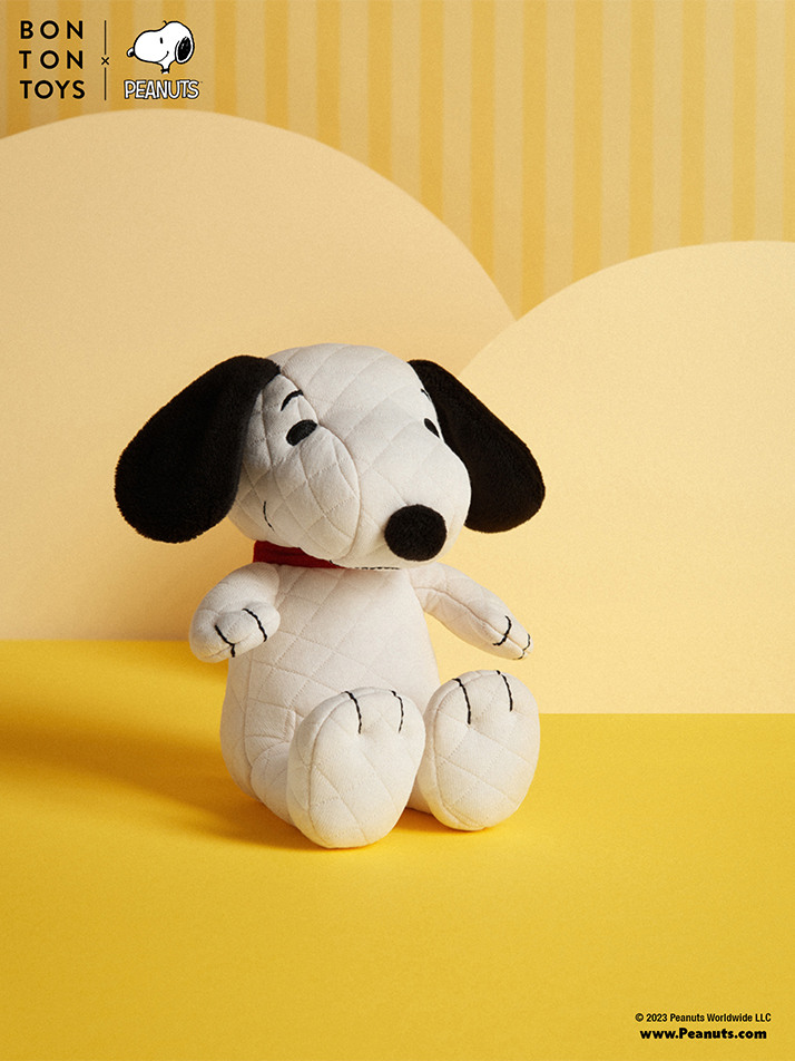 [PEANUTS] Snoopy Quilted Jersey Cream in Giftbox - 17cm