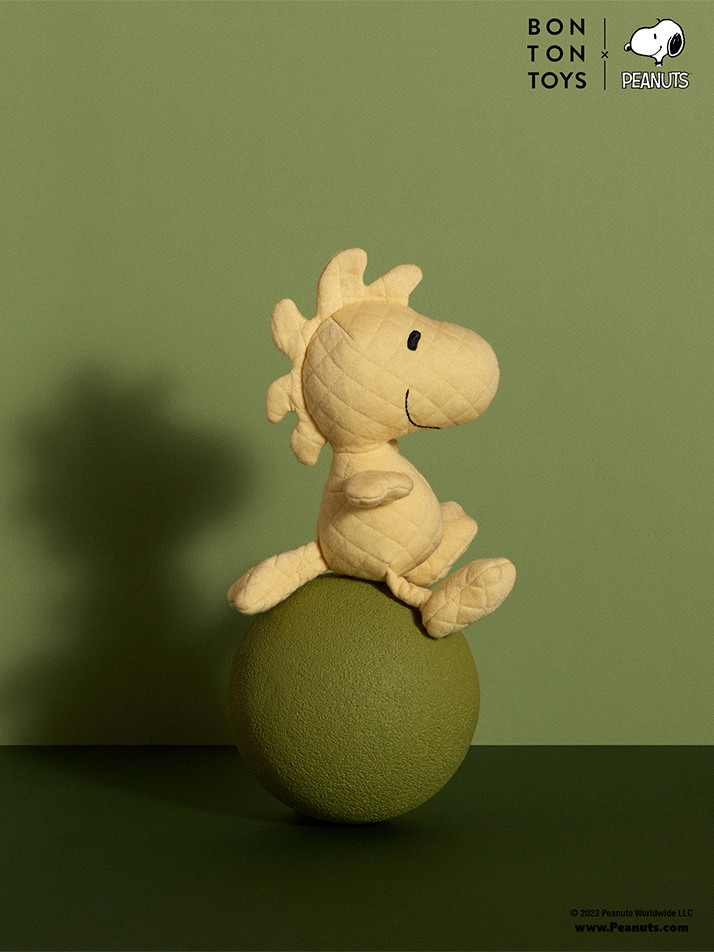 [PEANUTS] Snoopy Quilted Jersey Cream in Giftbox - 17cm