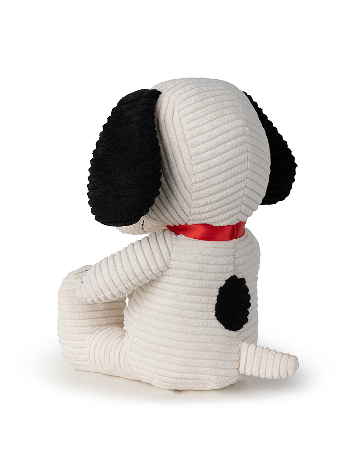 [PEANUTS] Snoopy Sitting Corduroy Cream in Giftbox - 27cm