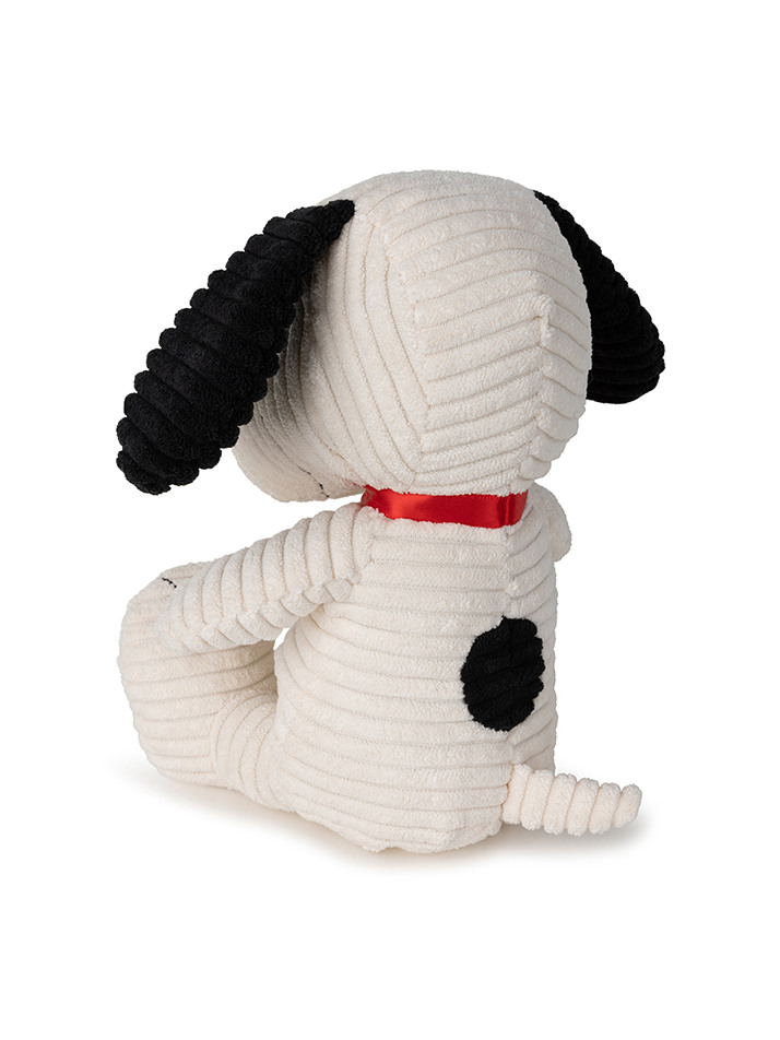 [PEANUTS] Snoopy Sitting Corduroy Cream - 19cm