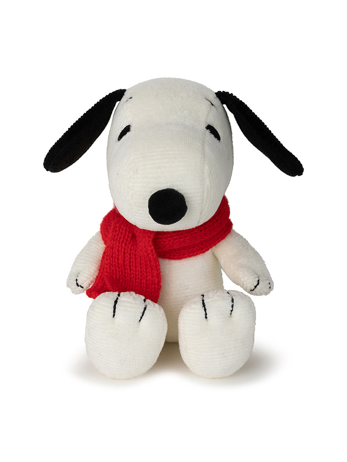 [PEANUTS] Snoopy Sitting With Scarf - 17cm