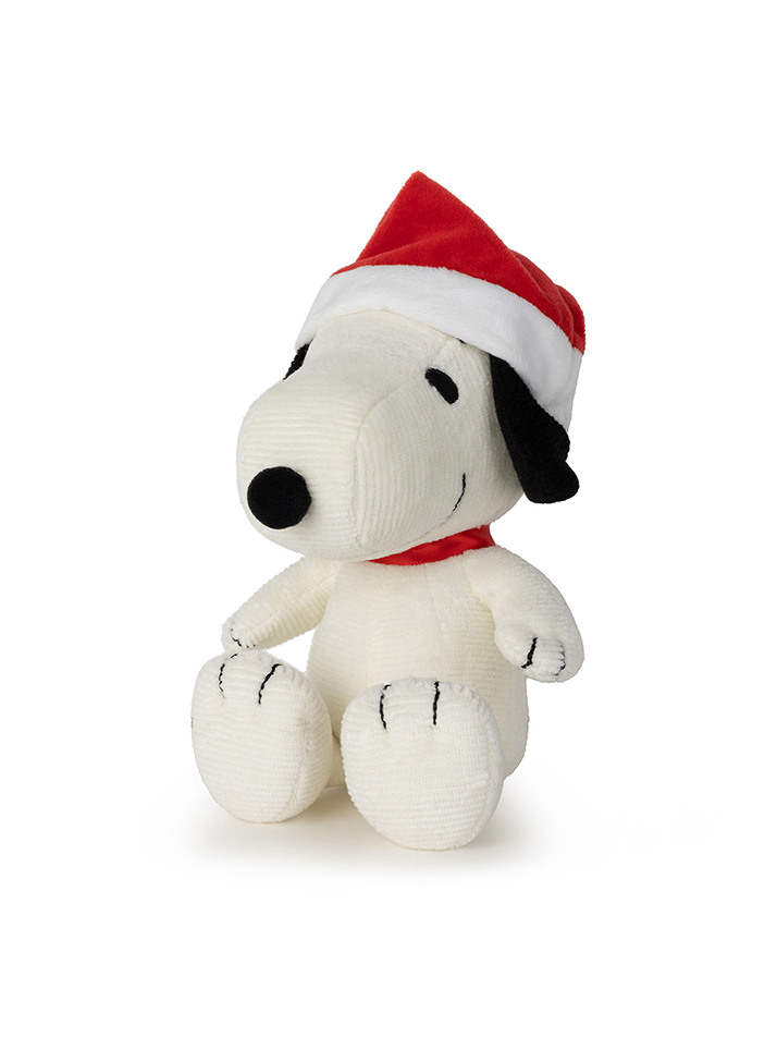 [PEANUTS] Snoopy Sitting with Christmas Hat - 17cm