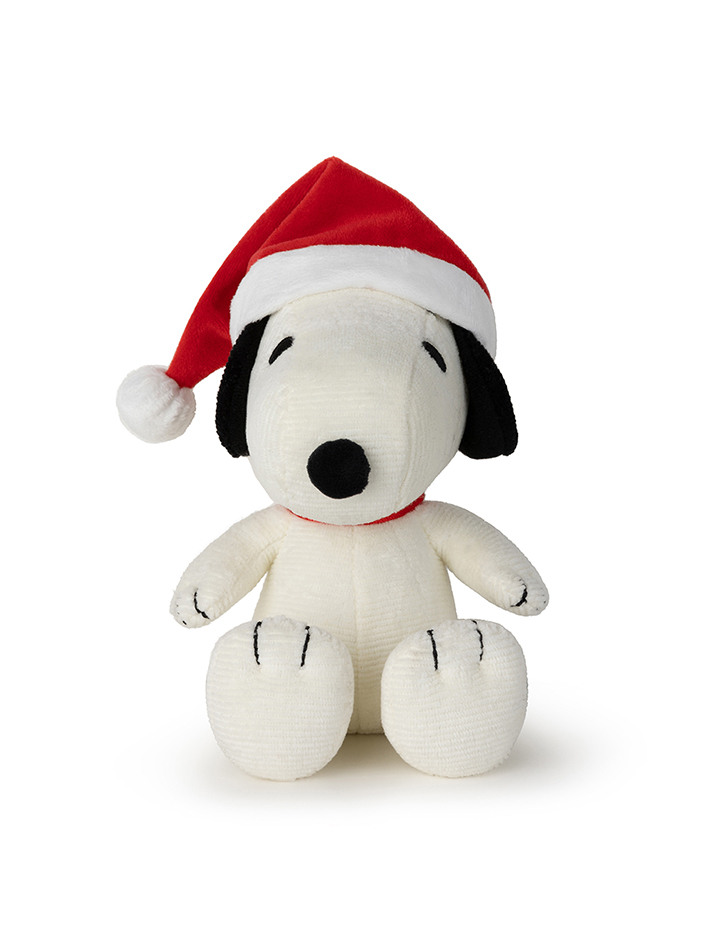 [PEANUTS] Snoopy Sitting with Christmas Hat - 17cm