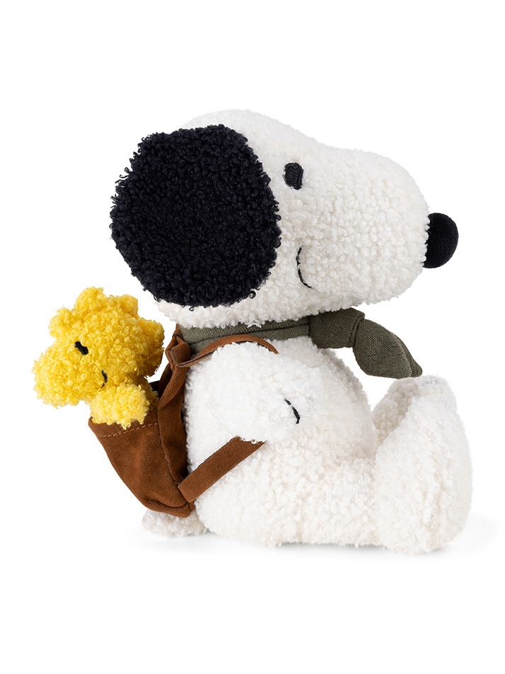 [PEANUTS] Snoopy with Woodstock in Backpack - 20cm
