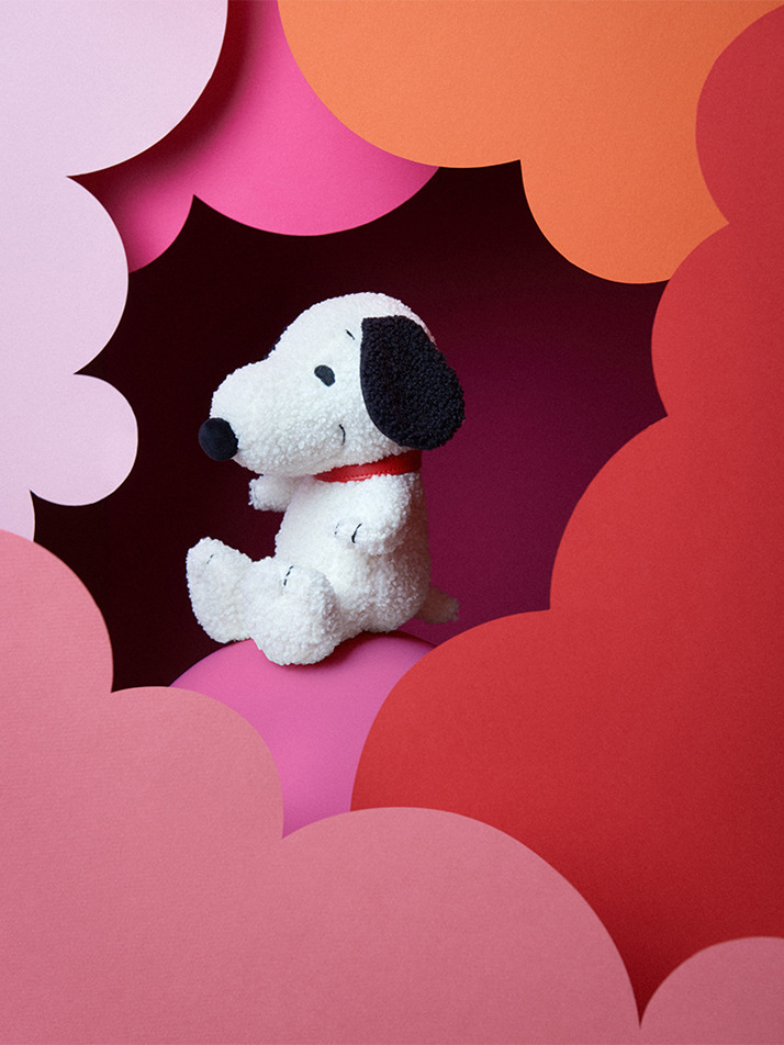 [PEANUTS] Snoopy Tiny Teddy Cream in Giftbox - 17cm