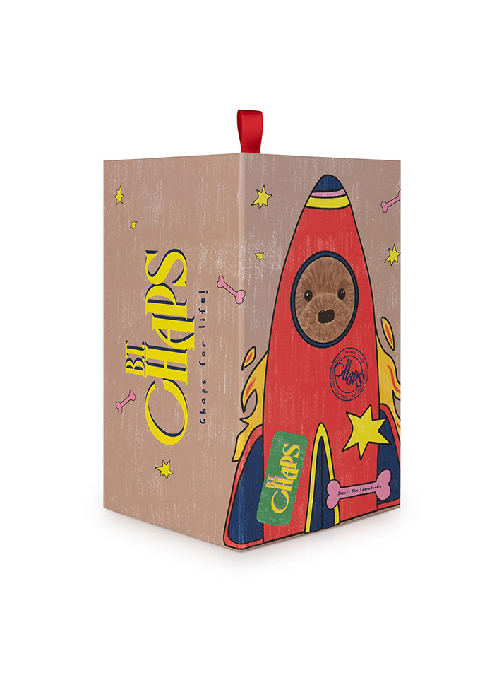 [B.T. Chaps] Stacy the Labradoodle in giftbox - 17cm