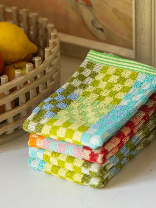 [odd & ends] Multi Cloth Duo #55 checkered check