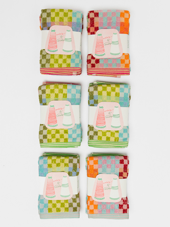 [odd & ends] Multi Cloth Duo #55 checkered check