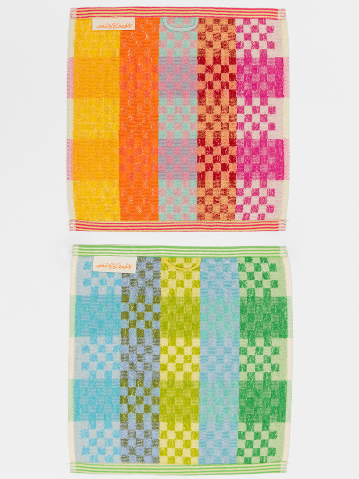 [odd & ends] Multi Cloth Duo #55 checkered check