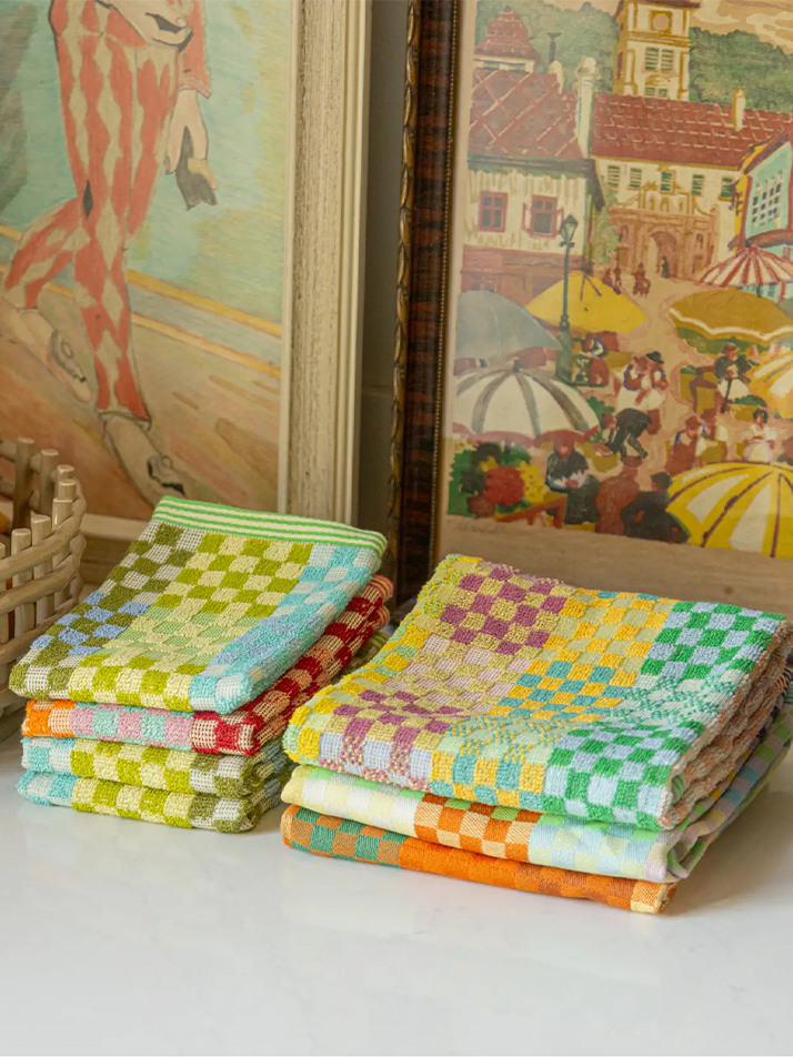 [odd & ends] Kitchen Towel #56 checkered check