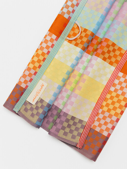 [odd & ends] Tea Towel #58A checkered check