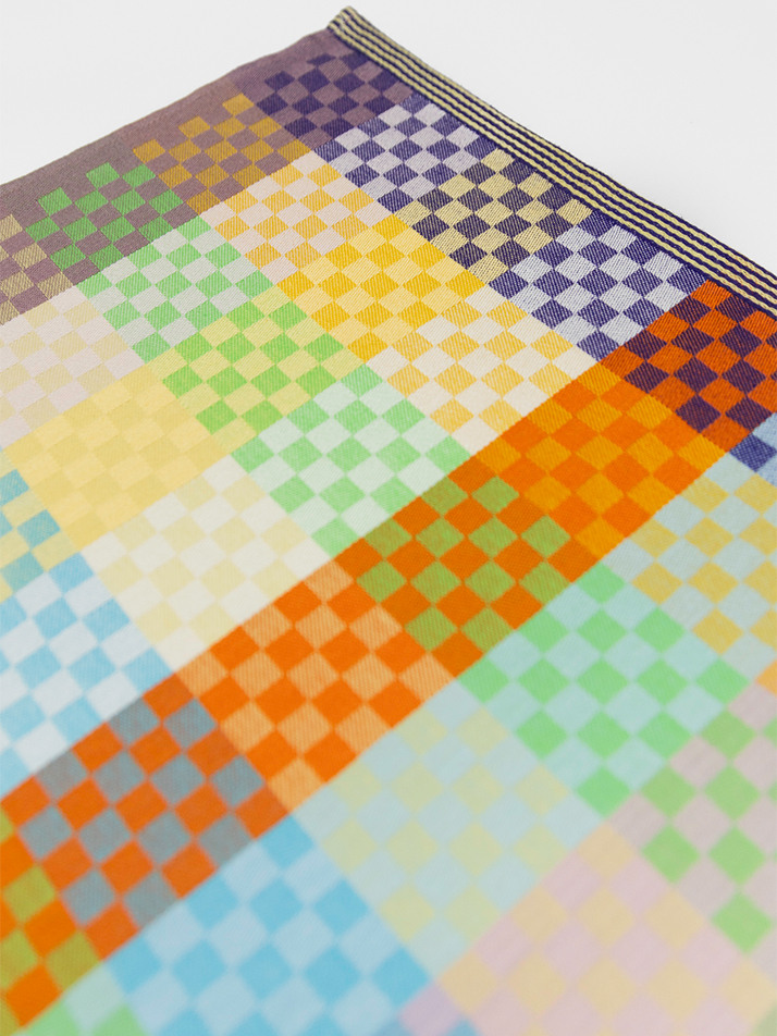 [odd & ends] tea towel #58B checkered check