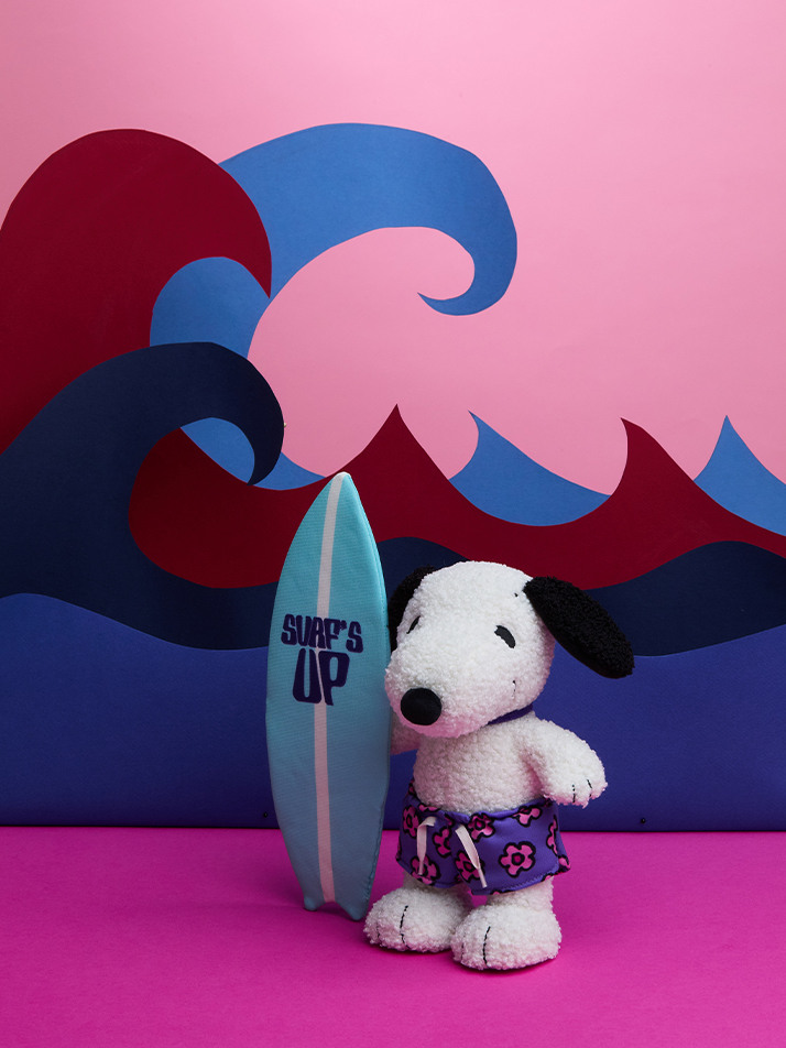 [PEANUTS] Snoopy Surf Dog - 22cm