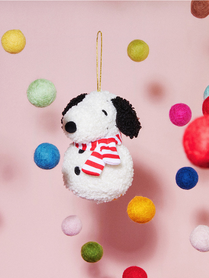 [PEANUTS] Snoopy ECO Tiny Teddy Snowman - 10cm