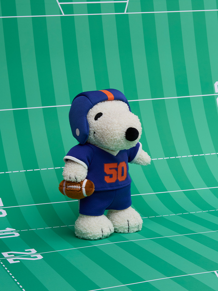 [PEANUTS] American football Snoopy - 23cm