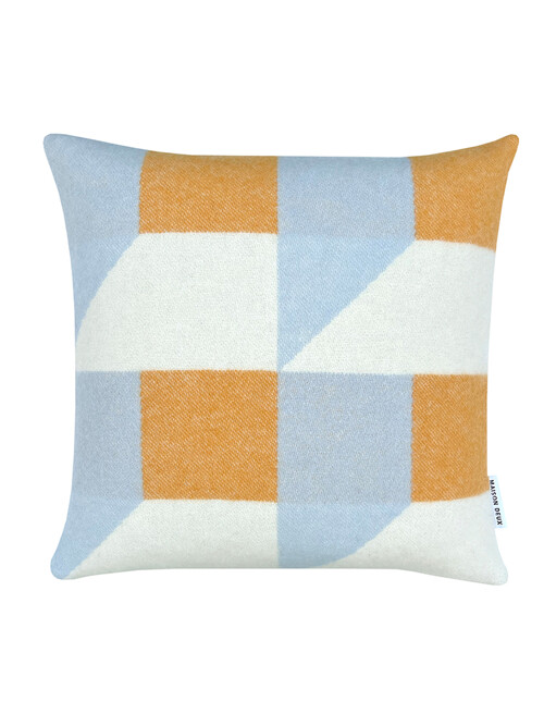 Cubics Cushion Cover - Blue Honey (50 x 50)