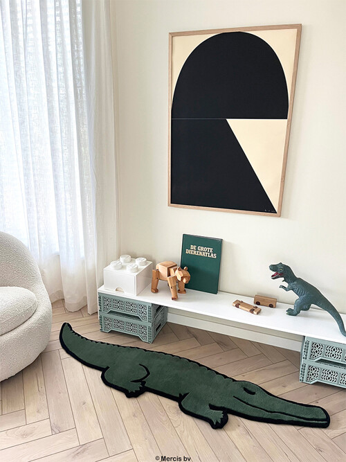 [Maison Deux X Miffy] Crocodile Rug (180 x 43)