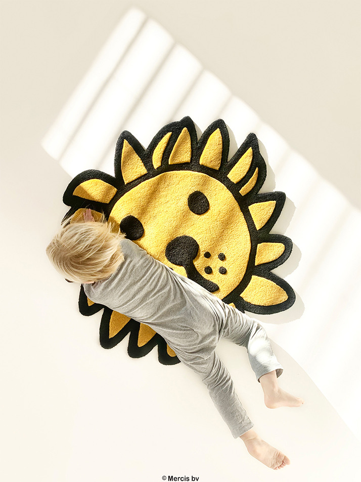 [Maison Deux X Miffy] Miffy Lambswool Cushion Cover - Black (50 x 50)