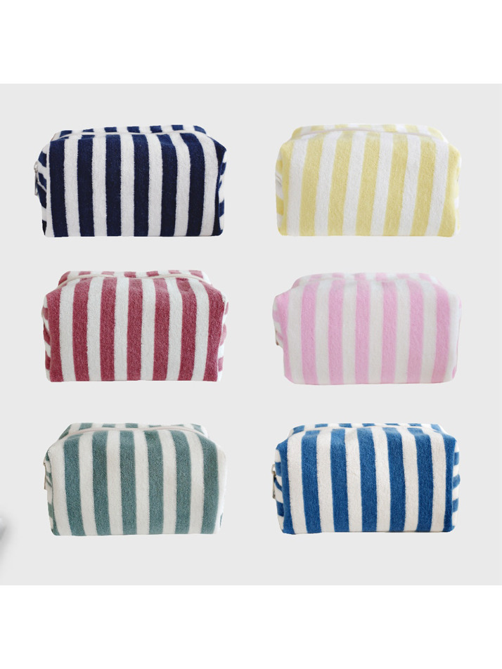 Stripe terry pouch (6color, 2sizes) ETERNAL JOURNEY