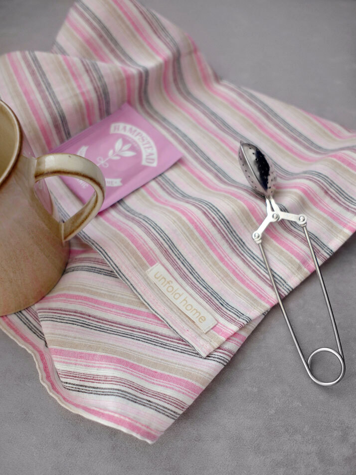 Stripe Kitchen Cloth (Pink)