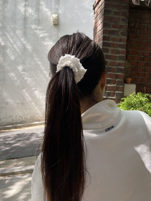 Snowflake Scrunchie