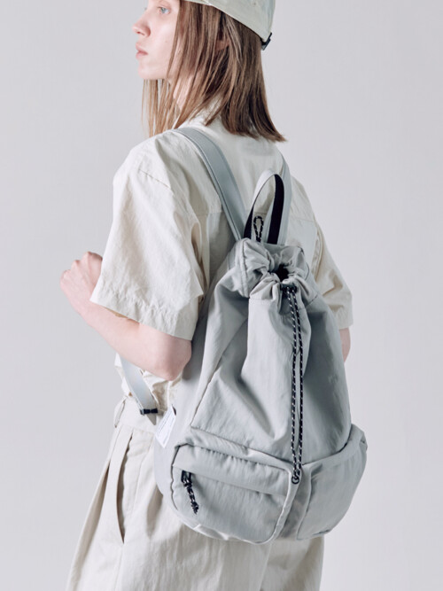 튜링 W40 스트링 백팩 클라우드그레이