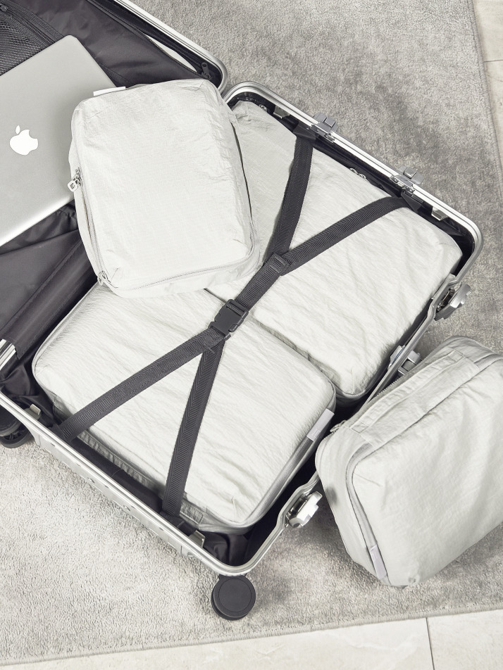 Travel Pouch Organizer Misty Gray M