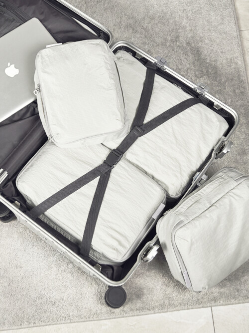 Travel Pouch Organizer Misty Gray L