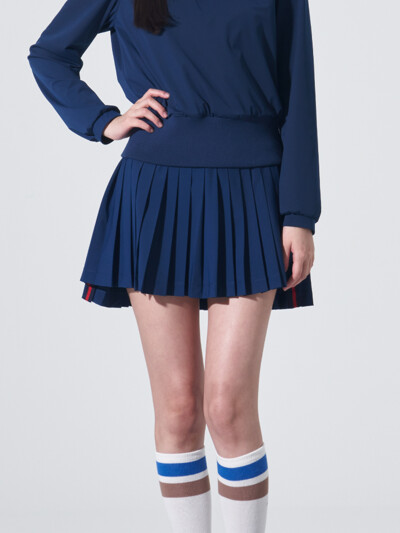 [BLUDOT] MOON SLIT PLEATS_BL