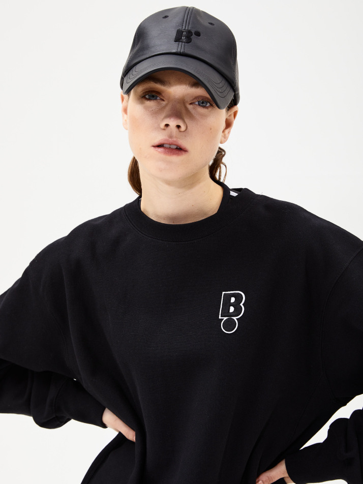 [BLUDOT] ECO LEATHER BALL CAP_BK