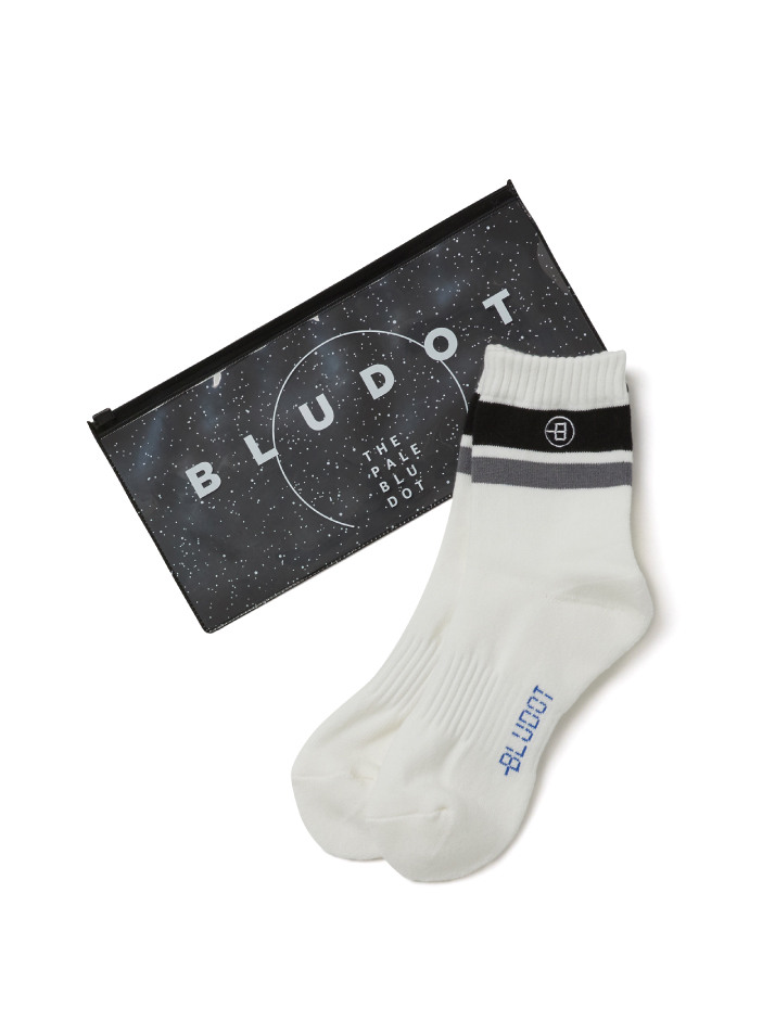 [BLUDOT] DASH B MODERN SOCKS_WH