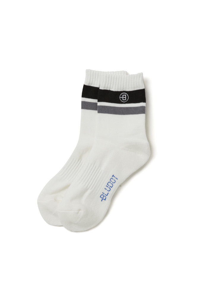 [BLUDOT] DASH B MODERN SOCKS_WH