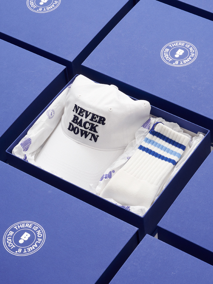 [BLUDOT] 블루닷 N.B.D 모자+양말 세트_WH (FOR WOMEN)